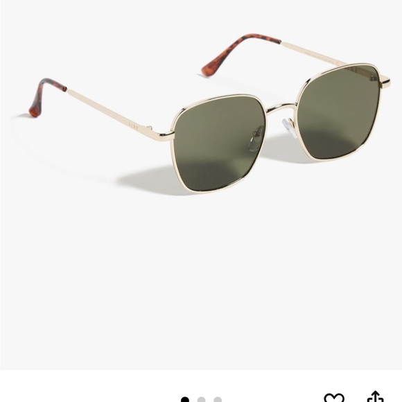 Aire Accessories - NWT Aire Spiral Gold Aviator Sunglasses with Teardrop Lenses